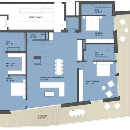 Schooren Des Alpes - Les Caves Du Roi- 1 Appartement